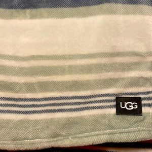 UGG brand soft blanket feel shower Curtain